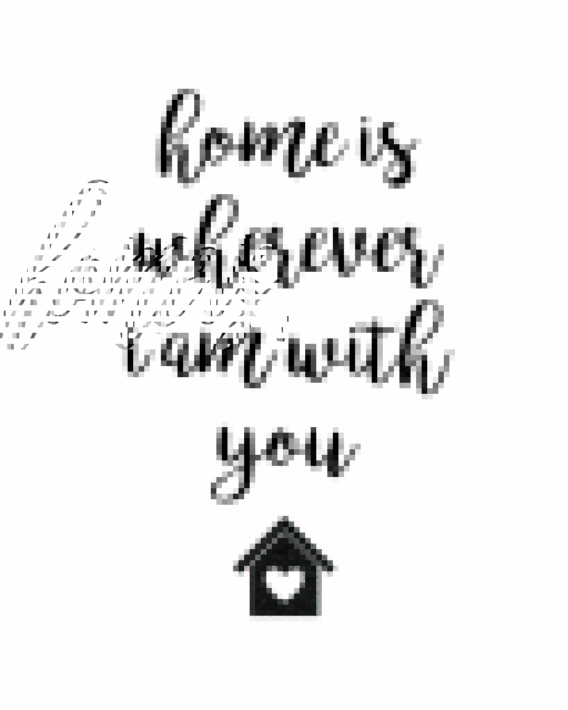 *Freebie* “Home” Printable Decor - little blonde mom