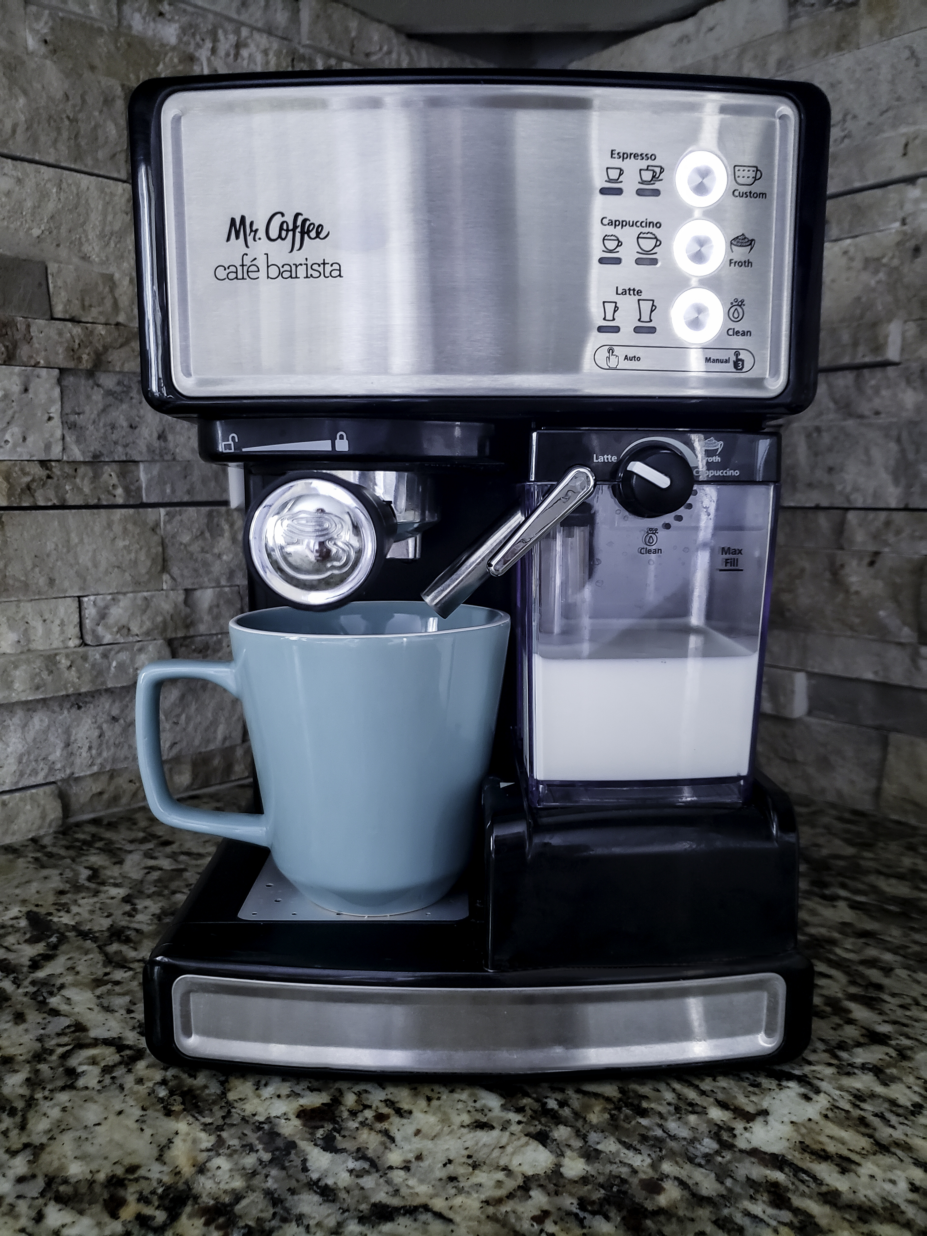 How to use the Mr. Coffee Espresso Machine to make a Latte 