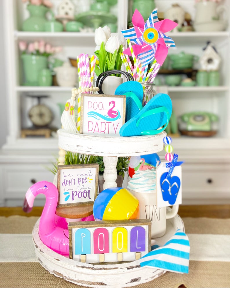 Cutest Tiered Trays for Summer